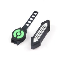 Feu arrière COB de vélo de montagne de nouvelle génération avec clignotants intégrés et batterie rechargeable par USB pour une visibilité nocturne améliorée