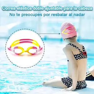 Lunettes de <span class=keywords><strong>natation</strong></span> professionnelles pour enfants, imperméables, écologiques, à vitesse réglable, anti-buée, pour <span class=keywords><strong>compétition</strong></span> et course en piscine - Product Image 3