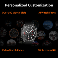Reloj Inteligente Deportivo GPS HD300 PRO con Trayectoria de Movimiento, Múltiples Idiomas y Modos Deportivos, 4GB de Almacenamiento, Resistente al Agua 3ATM para Hombre