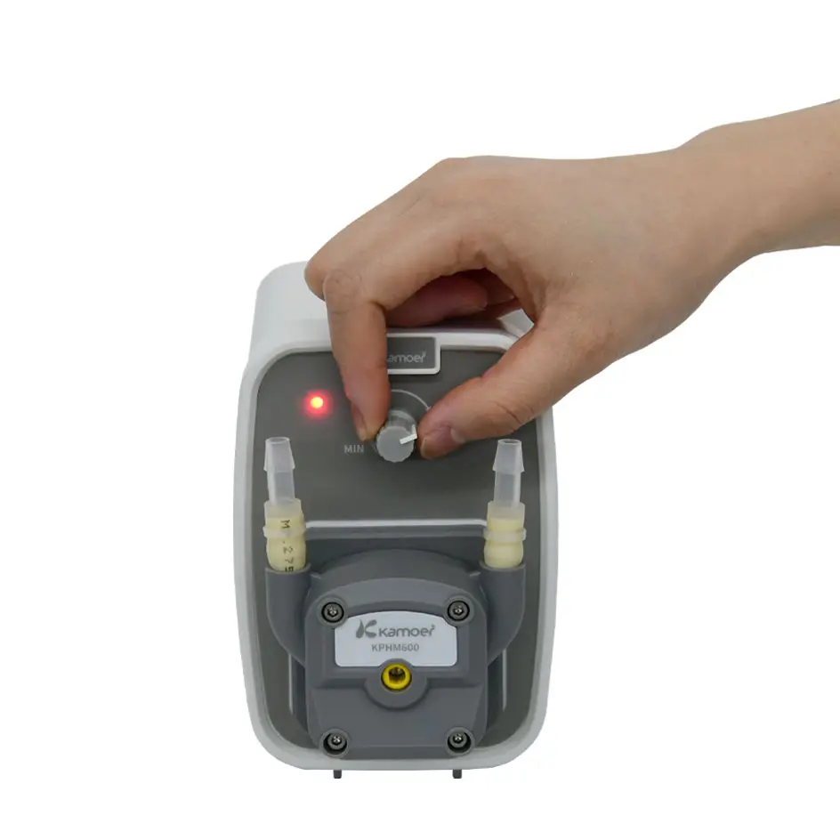 Kamoer KCP600 24v adjustable flow 250-600ml/min BPT tube peristaltic dispensing pump for nail polish