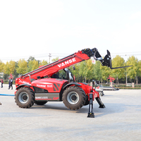 Système hydraulique Rexroth haute pression, chariot télescopique de 4 tonnes avec moteur diesel Cummins pour le commerce de détail et les travaux de construction intensifs