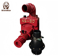 Pompe à eau centrifuge auto-amorçante haute pression en fonte BraveBear NS80 6,5 CV OEM pour les industries d'irrigation et d'agriculture