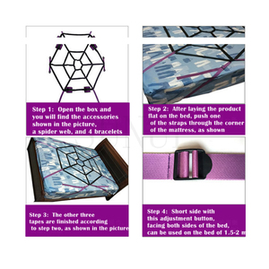 ฟรีกล่องที่กําหนดเอง - ชุด Sexangle หกเหลี่ยม Bdsm เข้าเตียง Sm ทาสผูกแมงมุมเว็บเพศของเล่นเฟอร์นิเจอร์ - Product Image 6