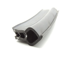Bande d'étanchéité EPDM, joint en caoutchouc Profil d'étanchéité d'ampoule Joint d'habillage d'ampoule co-extrudé Profil d'étanchéité en caoutchouc mousse EPDM extrudé