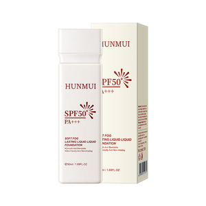 HUNMUI Liquid <b>Foundation</b> 50ml Oily Skin Moisturizing Medium Tone - Product Image 2