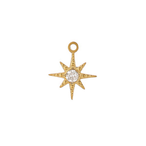 Parure Minimaliste en Acier Inoxydable Plaqué Or 18K avec Pendentifs Cœur, Étoile de David et Coquillage, Boucles d'Oreilles, Bracelets, Zircon Mignon, Tendance Unisexe, DIY - Product Image 3