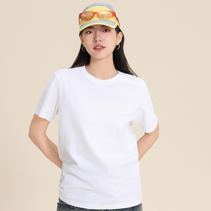 เสื้อยืดคอกลมแขนสั้นผู้ชาย ผ้าคอตตอน 100% น้ำหนัก 180 กรัม สีดำล้วน ทรงปกติ สไตล์ลำลอง ผ้าเจอร์ซีย์ถัก สีพื้น - Product Image 2