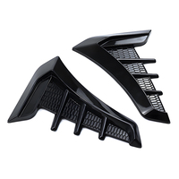 Autocollants universels pour voiture Accessoires d'extérieur Branchies de requin Décoratif Corps Bouches d'aération Aile latérale Aile modifiée Voiture décorative