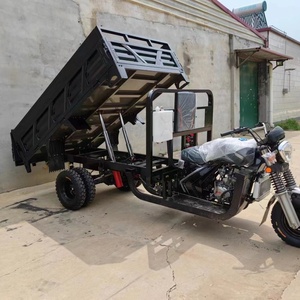 Tricycle de transport motorisé à 2 essieux et 5 roues / Tricycle de transport à benne basculante à 5 roues avec double essieu arrière 250CC - Product Image 6