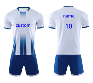 Maillot de football personnalisé avec design par transfert thermique, rétro, respirant, à manches courtes pour ensemble de maillots - Product Image 1