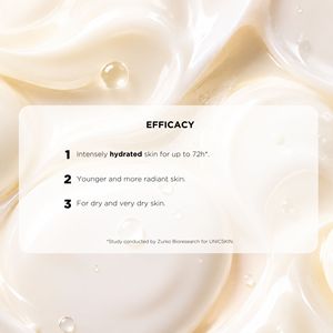 UNICA+ 72H HYDRO+ CREAM 50ML AIRLESS - Crème visage ultra-hydratante pour femmes adultes à usage quotidien avec acide hyaluronique pour peaux sèches - Product Image 4