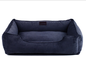 Cama para Perro Personalizada al por Mayor, Impermeable, de Forma Cuadrada, Cómoda, de Gamuza y Pana, Transpirable, Extraíble y Lavable - Product Image 2