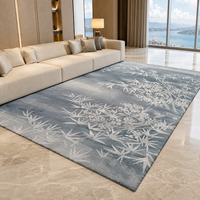 Tapis fait main tufté à la main, style oriental moderne minimaliste, haut de gamme, écologique, antidérapant, avec motifs personnalisés pour salon