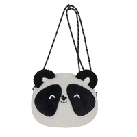 Sac à bandoulière unisexe anti-vol RFID, écologique, avec logo Panda Kawaii, personnage de dessin animé super mignon, fabriqué au Vietnam