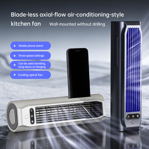 Portable Quiet Tower Fan 3000mah Rechargeable Vertical Cooling Fan Wall Mount no Drilling Desktop Floor Air Cooler for Home Use - Product Image 6