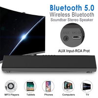 Soundbar'da hoparlör Subwoofer ile 5.2 ses kablosuz 3D Surround ses çubuğu ark/optik/AUX/BT Tv sineması için ev sinema sistemi