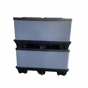 Méthode d'empilage à paroi solide de Offre Spéciale Mm boîte de palette en plastique pliable pour l'électronique - Product Image 3