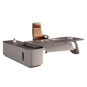 Escritorio Ejecutivo para Gerentes, Escritorio de Oficina Grande, Moderno, Minimalista, de Alta Gama, Hecho en China, de Madera Maciza - Product Image 5