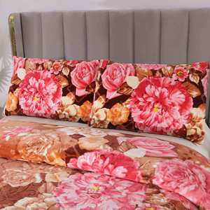 Mantas personalizadas al por mayor para la industria textil a buen precio, 12 <span class=keywords><strong>kg</strong></span> de grosor, conjuntos de tamaño king, mantas Raschel nubladas de visón - Product Image 5