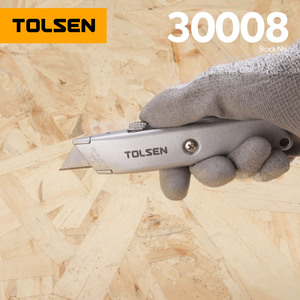 Cuchillo utilitario resistente <span class=keywords><strong>TOLSEN</strong></span> 30008 Sk5 con cuerpo de aleación de aluminio - Product Image 3