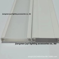 Kit de boîtier de lampe LED en PVC rigide extrudé pour éclairage de cheminée (type œil de chat)