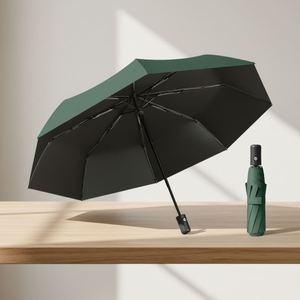 Parapluie Automatique Pliant 3 Volets Personnalisé 2026 Coupe-Vent Portable Promotionnel Pas Cher Anti-UV Pluie Soleil avec Logo - Product Image 3