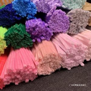 Pipe Cleaner Pom Poms Yarn Strips Children Diy <b>Craft</b> Material Kit Kindergarten <b>Craft</b> Toys Plush Roots - Product Image 2