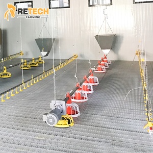 Tự Động Hóa Hoàn Chỉnh Gia Cầm Trang Trại Thiết Bị Hệ Thống Cho Ăn Cho Lồng Gà - Product Image 4