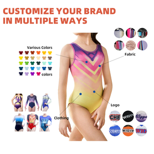 Toddler Leotard Gymnastics Sparkle <b>Gold</b> Foil Bodysuit Girls Sleeveless Athletic Training Wear Kids Dancewear Factory - Product Image 3