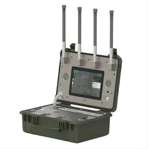 3-8KM range Suitcase UAV Detector Drone Direction Finding and Position Device with precise pilot and uas trajectory tracking