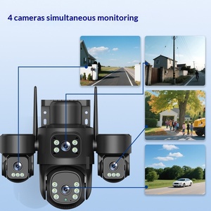מצלמת אבטחה סולארית HiEasy <span class=keywords><strong>PTZ</strong></span> חיצונית עם ראיית לילה, זיהוי תנועה, שליטה מרחוק, AOV, IP65, פלסטיק ABS - Product Image 2
