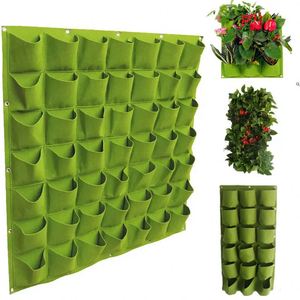 Sacs de culture en feutre pour plantes murales en stock – Sacs de plantation suspendus - Product Image 4