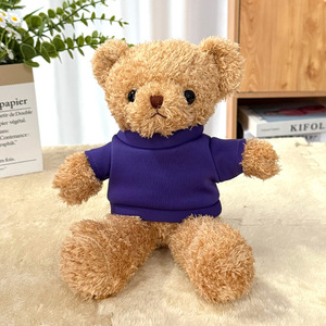 Orsacchiotti Classici Personalizzati con Logo, Giocattoli Morbidi Carini, Animali di <span class=keywords><strong>Peluche</strong></span> Personalizzati con Maglietta, Vendita all'Ingrosso con MOQ Basso - Product Image 4