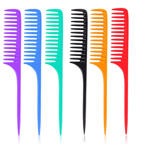 <strong>Best</strong> Quality Customized Plastic Hair <strong>Comb</strong> Hot Sale Salon Accessories for Home Use Beauty Hair Straightener <strong>Comb</strong> for Girls - Product Image 1