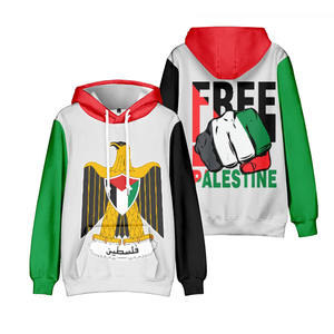 Рекламное бесплатное ожерелье с палестинским флагом, браслет ручной работы из бисера с цветным значком национального флага - Product Image 6