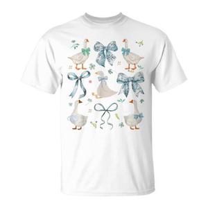 Camiseta Coquette Bow 1980s con diseño de lazo azul y corazones - Product Image 1