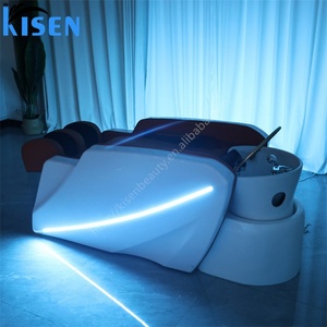 Kisen Cama de Masaje Eléctrica 4D Automática para Terapia Capilar con Luz LED y Panel de Control Impermeable en Inglés - Product Image 4