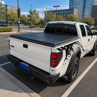 Couverture de benne rigide pliable en trois parties pour Ford F150 2015-2017