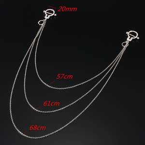 Joyería de Acero Inoxidable con Diseño Único, Collar con Colgante de Esposas Pequeñas, Cadena para el Pecho, Anillos para Pezones para <span class=keywords><strong>Mujer</strong></span> - Product Image 2