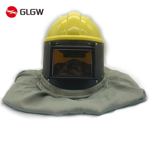 <span class=keywords><strong>Casque</strong></span> de <span class=keywords><strong>sablage</strong></span> entièrement fermé en toile antistatique et anti-poussière pour l'élimination de la rouille et la protection des outils pour équipement de <span class=keywords><strong>sablage</strong></span> - Product Image 5