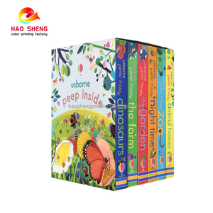 Livres pour enfants à couverture rigide en papier couché offset, laminés, reliés par thermocollage, écologiques, avec des fonctions de relevage, de poussée et de glissement - Product Image 5