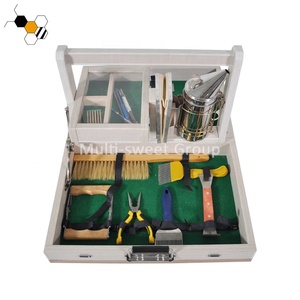 Apicultura Frame Grip Bee Brush Hive Tools Bee Smoker Multi-function Beekeeping Tools Box