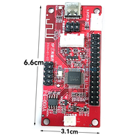 Placa USB de Retardo Cero, Codificador Inalámbrico para PS4/IOS/PC/Android, Joystick SANWA para Juegos de Computadora DIY