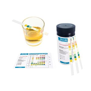 공장 직판 소변 검사 스트립 <span class=keywords><strong>11</strong></span>가지 항목 URS-11MA CE 인증 클래스 II 소변 분석기 및 시각적 사용 2년 보증 - Product Image 5