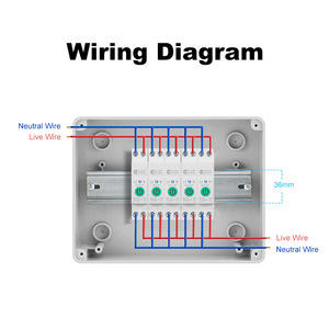 Tuya Smart WiFi Metered Air <b>Switch</b> 63A With Remote Control And <b>Timer</b> Function For Home Electricity Monitoring - Product Image 3