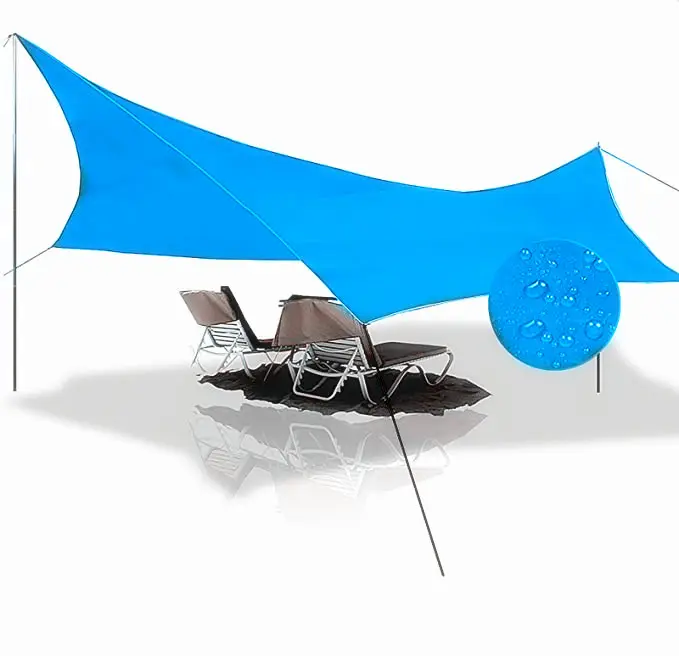 High Quality Outdoor Hammock Shade Tarp Beach Sun Shelters Waterproof Picnic Mat Tent Rainfly Camping Tarp