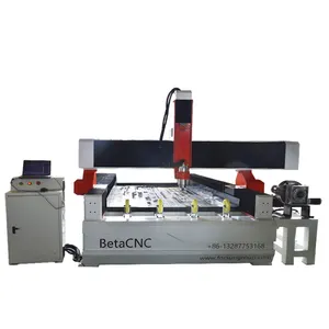 גבוהה דיוק אבן גילוף וחריטה על ידי cnc נתב machine1325 עם רוטרי