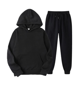 Ensemble de survêtements d'<span class=keywords><strong>hiver</strong></span> brodés personnalisés YZ avec logo, sweat à capuche et pantalon de jogging grande taille pour <span class=keywords><strong>homme</strong></span>, kit de cyclisme - Product Image 4