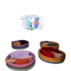 Piscina inflable redonda de 3 anillos OEM para bebés, piscina de bolas, piscina de agua, juguetes para piscina, tumbona para ver películas al aire libre - Product Image 1