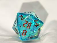 Jeu de dés DND bleu 7 pièces, dés Dragon, revêtement arc-en-ciel, matériau en résine polyédrique, bords tranchants, RPG, lumière Aurora